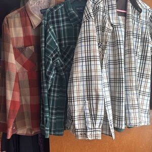 Plaid Men's Shirt Collection